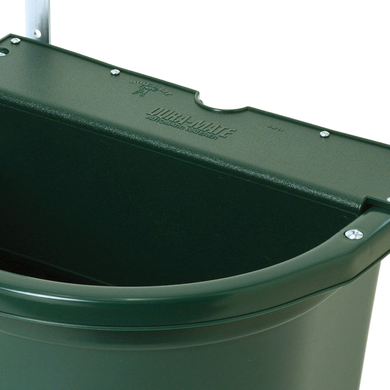 Little Giant 4 Gal DuraMate Automatic Waterer w/Metal Brackets, Green (Open Box)