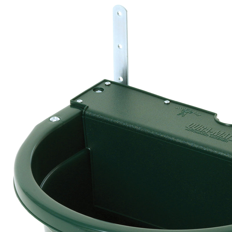 Little Giant 4 Gallon DuraMate Automatic Waterer w/ Metal Brackets, Green (Used)