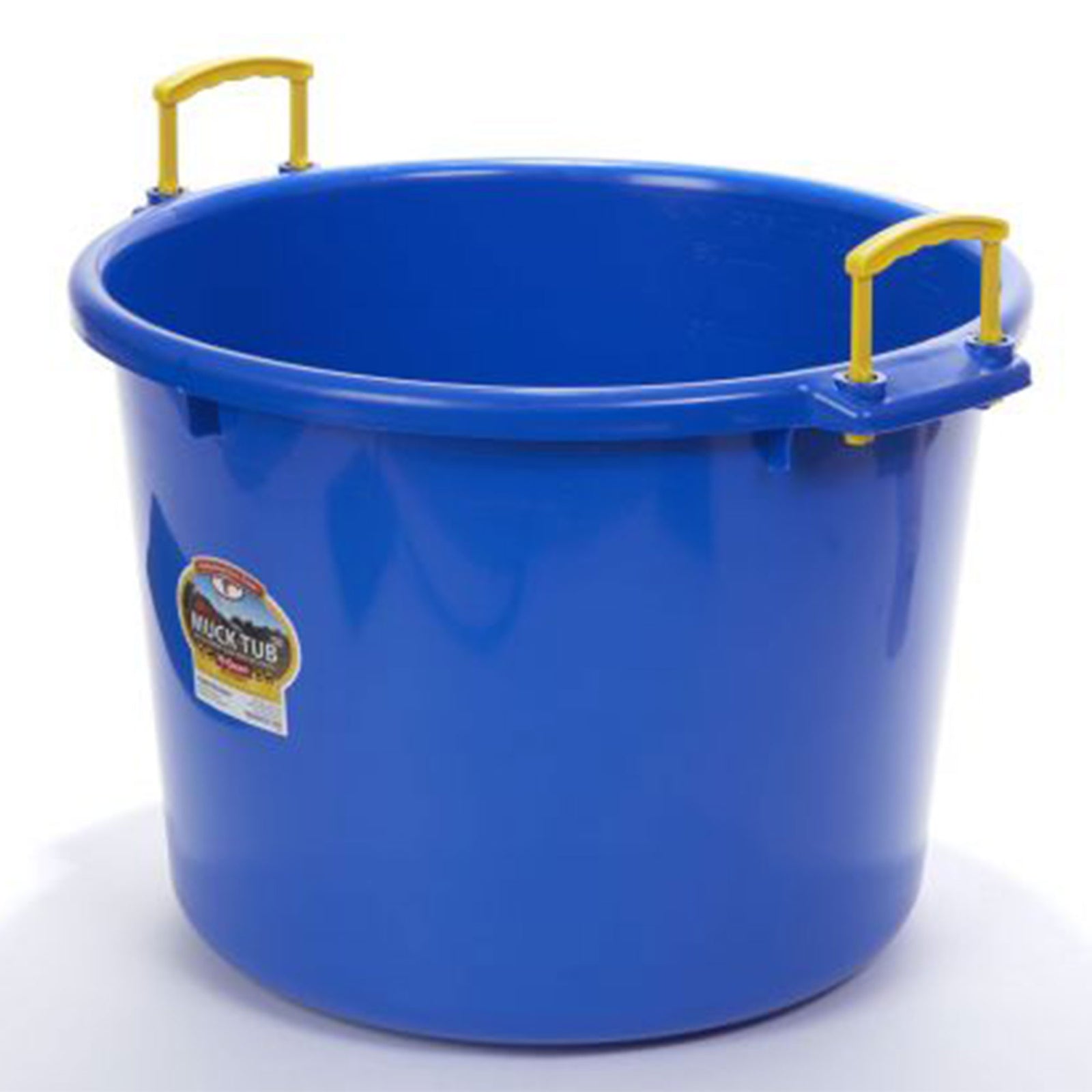 Little Giant 70 Quart Durable and Versatile Utility Muck Tub w/Handles, Blue - VMInnovations