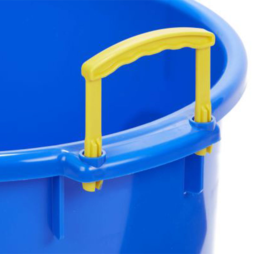 Little Giant 70 Quart Durable and Versatile Utility Muck Tub w/Handles, Blue - VMInnovations