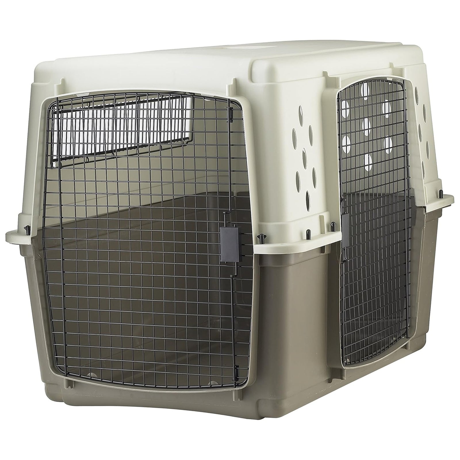 Pet Lodge 2-Door Pet Crate, Airline Approved Dog & Cat Carrier for Travel, XL - VMInnovations