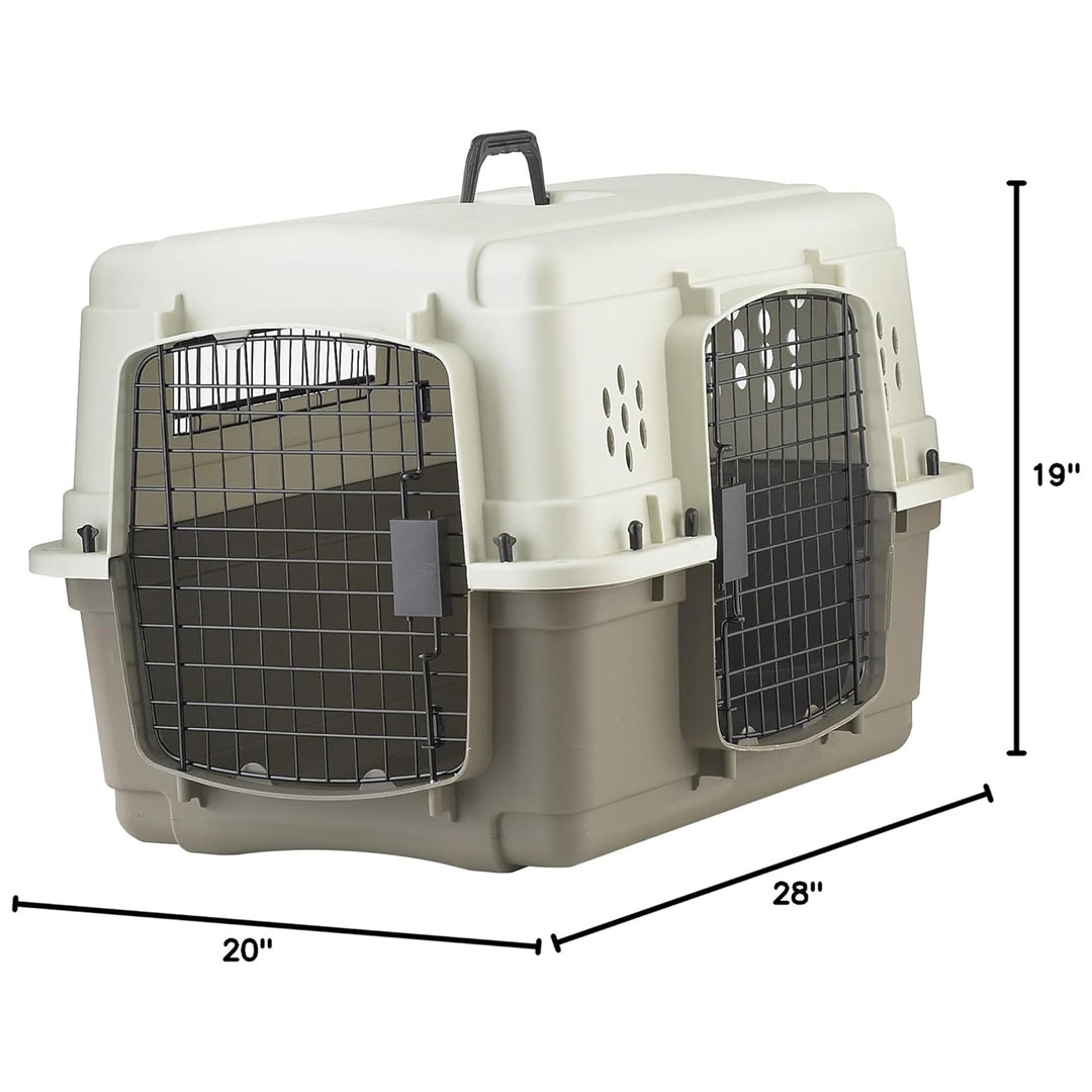 Pet Lodge 2-Door Pet Crate, Airline Approved Dog & Cat Carrier (Open Box)