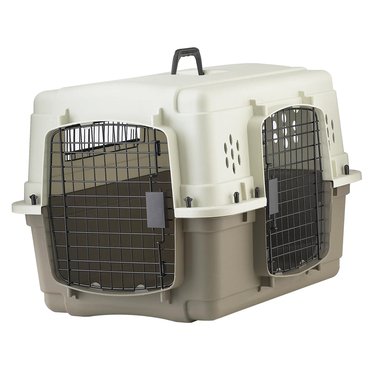 Pet Lodge 2-Door Pet Crate, Airline Approved Dog & Cat Carrier (Open Box) - VMInnovations