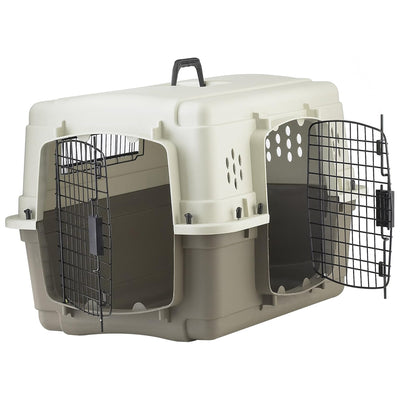 Pet Lodge 2-Door Pet Crate, Airline Approved Dog & Cat Carrier (Open Box) - VMInnovations
