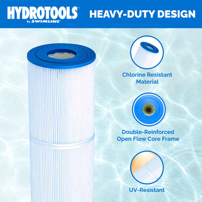Swimline HYDROTOOLS Premium 50 SQ FT Cartridge Filter Element for Pool & Spa