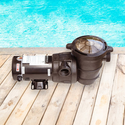 Swimline HydroTools Hydro Flo 0.75HP 3720 GPH 3450 RPM Discharge Pump(For Parts) - VMInnovations