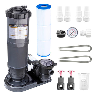 Swimline HYDROTOOLS 50 Sq Ft Cartridge Filter System & 50 Sq Ft Cartridge Filter - VMInnovations
