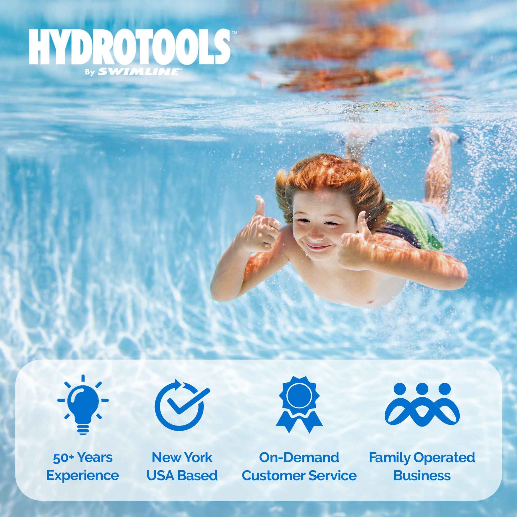 Swimline Hydrotools 75015 1.5 HP Replacement Pool Pump Motor for Inground Pumps - VMInnovations