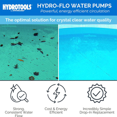 Swimline HydroTools Hydro Flo 1.0 HP 5280 GPH 2 Speed Vertical Pump (Open Box) - VMInnovations