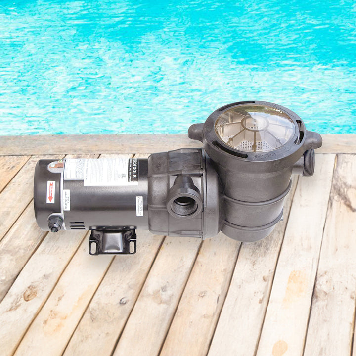 Swimline Hydro Flo 1.0 HP 5280 GPH 3450 RPM Horizontal Discharge Pump(For Parts) - VMInnovations