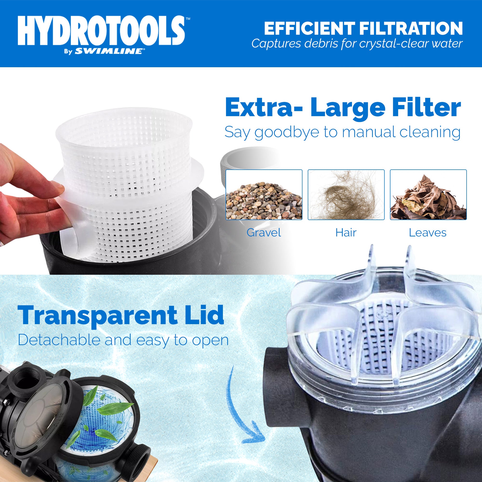 Swimline HydroTools Hydro Flo Vertical Discharge Pump (For Parts) - VMInnovations