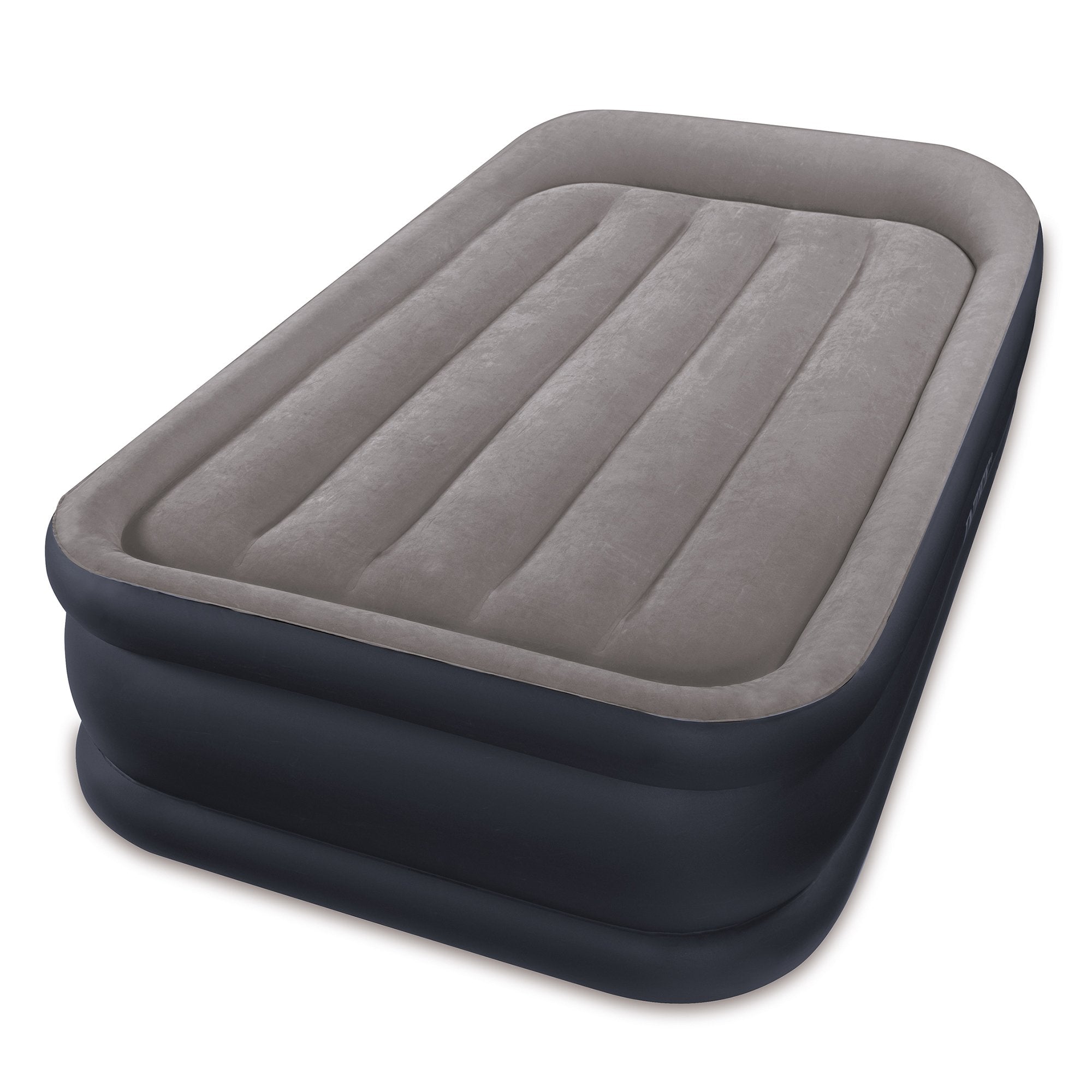 Intex Dura Beam Deluxe Pillow Rest Raised Airbed w/ Built in Pump, Twin (4 Pack) - VMInnovations