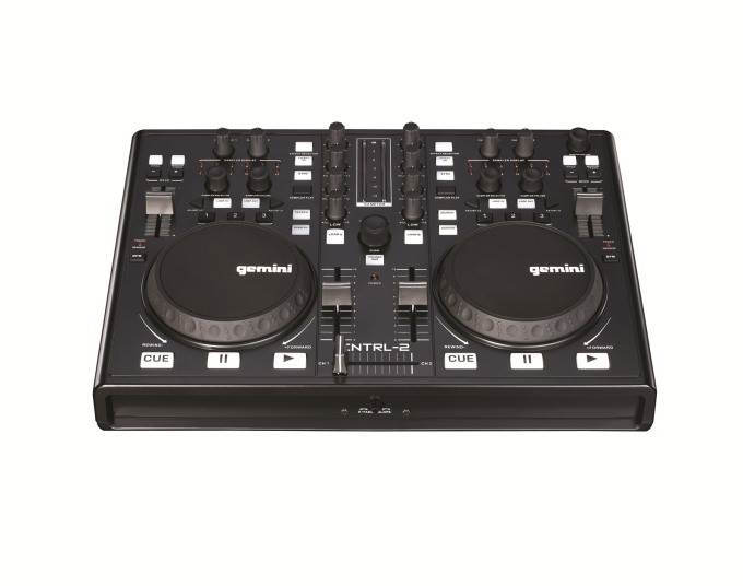Gemini CNTRL-2 USB MIDI Pro DJ Mixer Software Controller Virtual DJ Tracktor