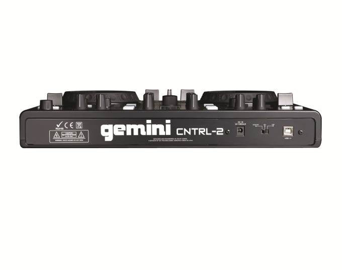 Gemini CNTRL-2 USB MIDI Pro DJ Mixer Software Controller Virtual DJ Tracktor