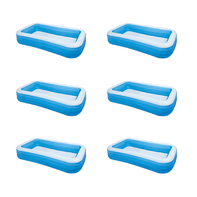 Intex Swim Center Family Backyard Inflatable Kiddie Swimming Pool (6 Pack)