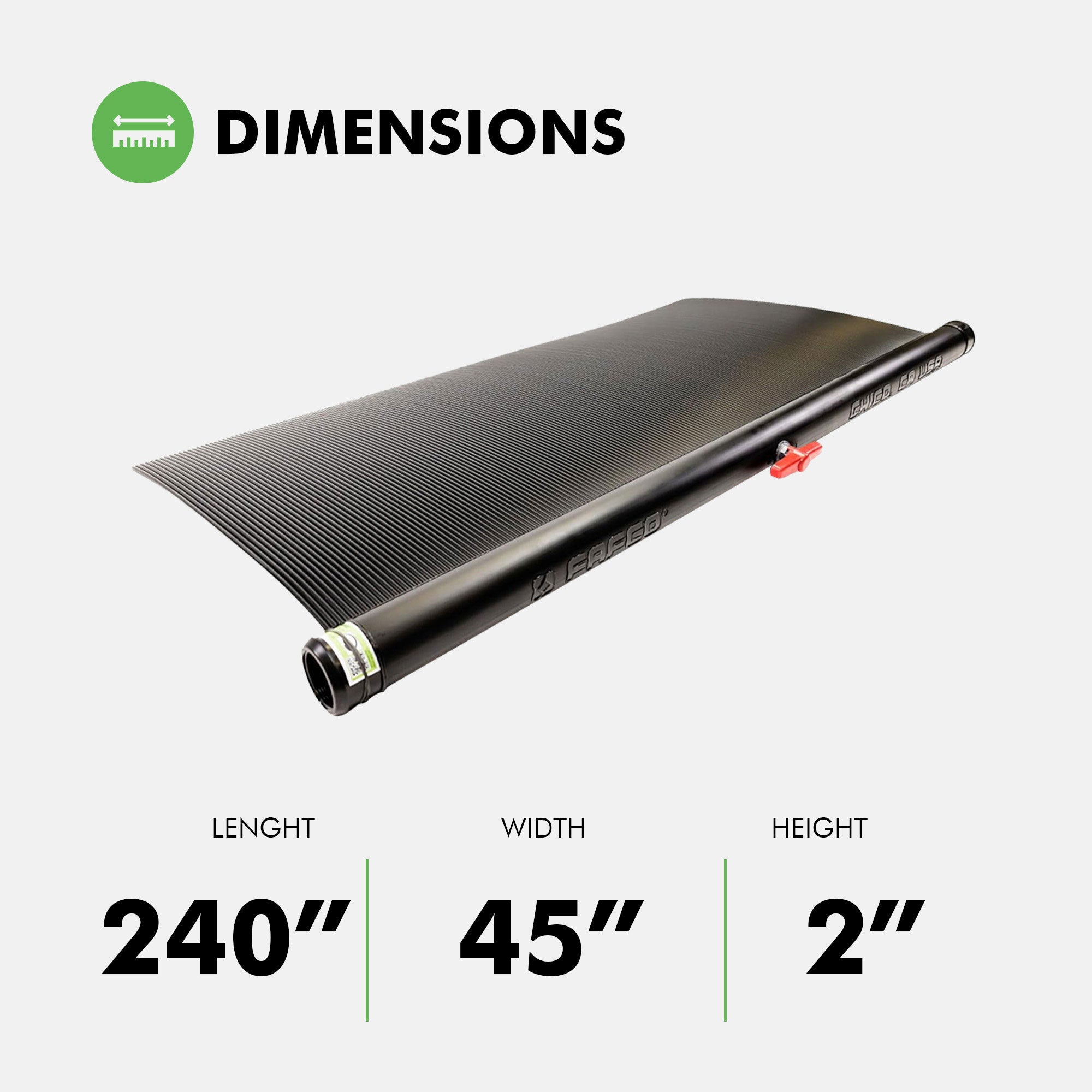 FAFCO Solar Heating System w/Universal Design for Above Ground Pools (For Parts) - VMInnovations