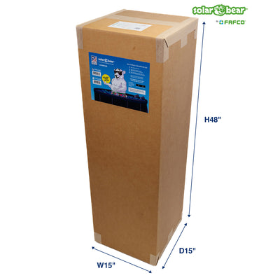 Solar Bear Heating System w/ Universal Design for Above Ground Pools (Open Box) - VMInnovations