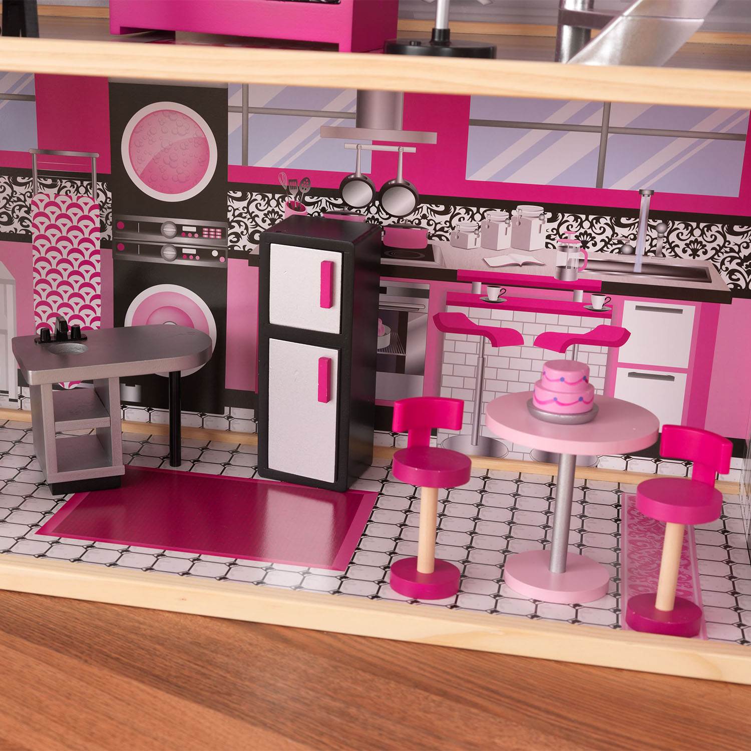 KidKraft Sparkle Mansion Dollhouse Deluxe Pretend Play House | 65826 - Open Box