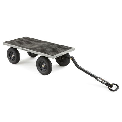 Gorilla Cart 1000lb Capacity Heavy Duty Steel Utility Wagon Cart,Gray(For Parts) - VMInnovations