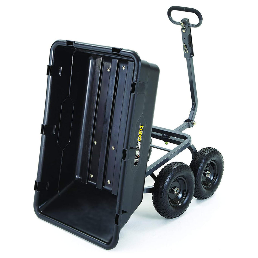 Gorilla Carts Garden Dump Cart Camping Beach Wagon, 1200 Pound Capacity (Used)