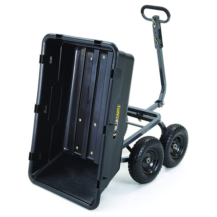 Gorilla Carts Garden Dump Cart Camping Beach Wagon, 1200 Pound Capacity (Used)