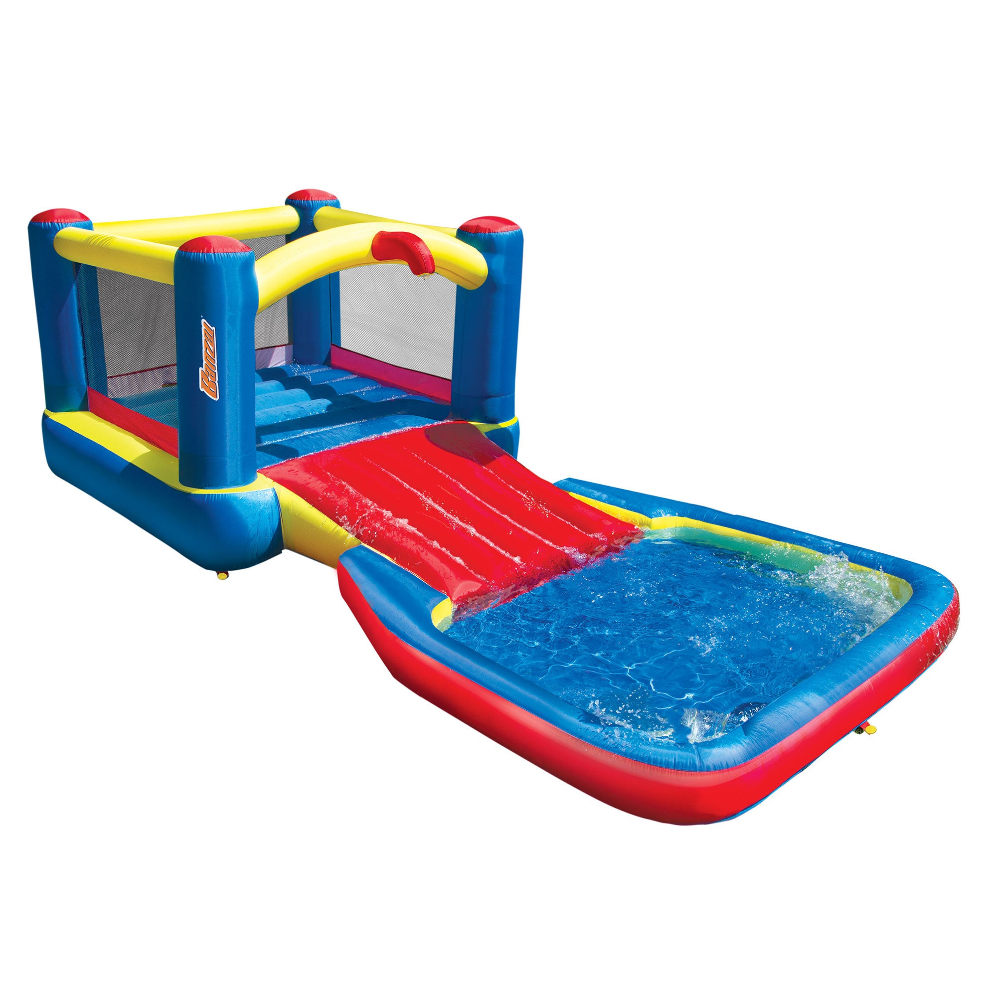 Banzai Toss Like A Boss Pong Lawn Game & Bounce N Splash Water Park Play Set - VMInnovations