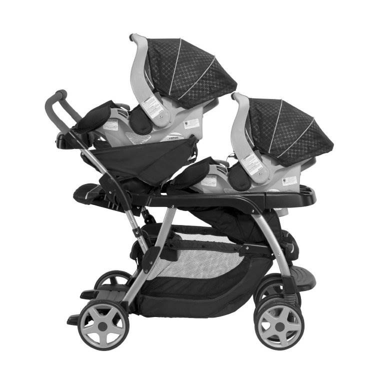 Graco Ready2Grow LX Stand & Ride Duo Double Baby Stoller - Forecaster