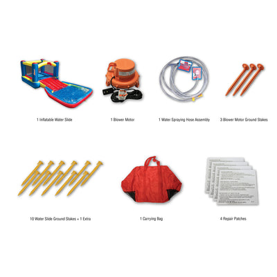 Banzai Toss Like A Boss Pong Lawn Game & Bounce N Splash Water Park Play Set - VMInnovations