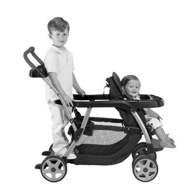 Graco Ready2Grow LX Stand & Ride Duo Double Baby Stoller - Forecaster