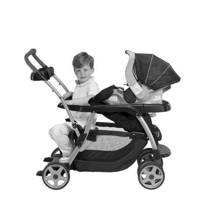 Graco Ready2Grow LX Stand & Ride Duo Double Baby Stoller - Forecaster