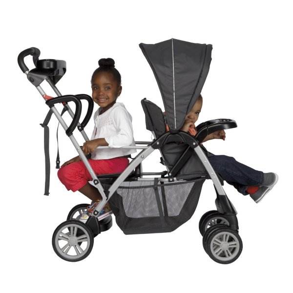 Graco RoomFor2 Duo Stand & Ride Double Stroller - Metropolis-  Open Box