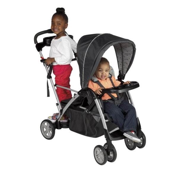 Graco RoomFor2 Duo Stand & Ride Double Stroller - Metropolis-  Open Box