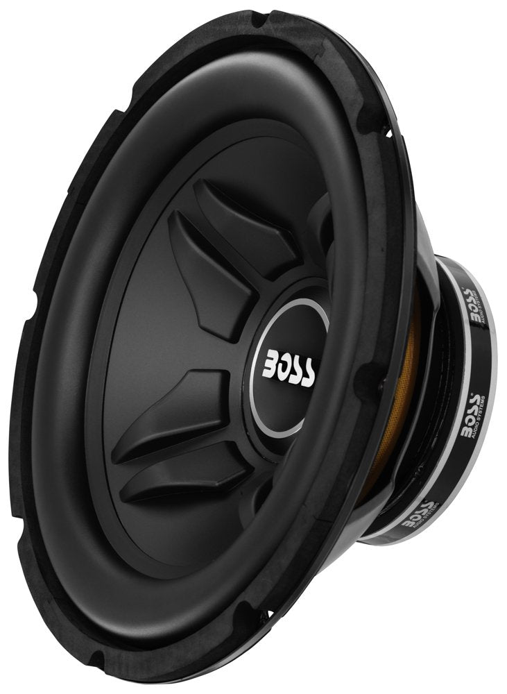 Boss Audio Riot 1100W Class A/B Amplifier & 12-Inch 1000W 32Hz 4-Ohm Subwoofer