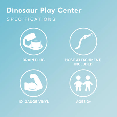 Intex Dinosaur Play Center Inflatable Kids Set & Swimming Pool | 57444EP (Used)