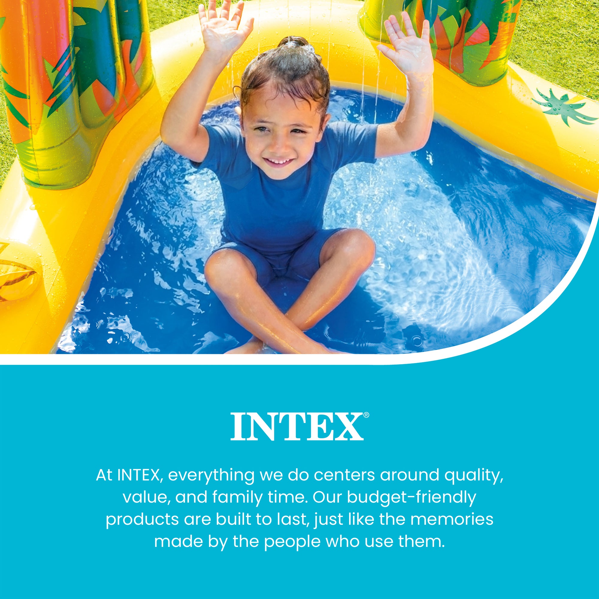 Intex Dinosaur Play Center Inflatable Kids Set & Swimming Pool | 57444EP (Used)