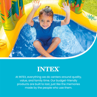 Intex Dinosaur Play Center Inflatable Kids Set & Swimming Pool | 57444EP (Used)