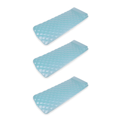 Kelsyus Laguna Lounger Foam Pool & Lake Water Mat with Oversized Pillow (3 Pack) - VMInnovations