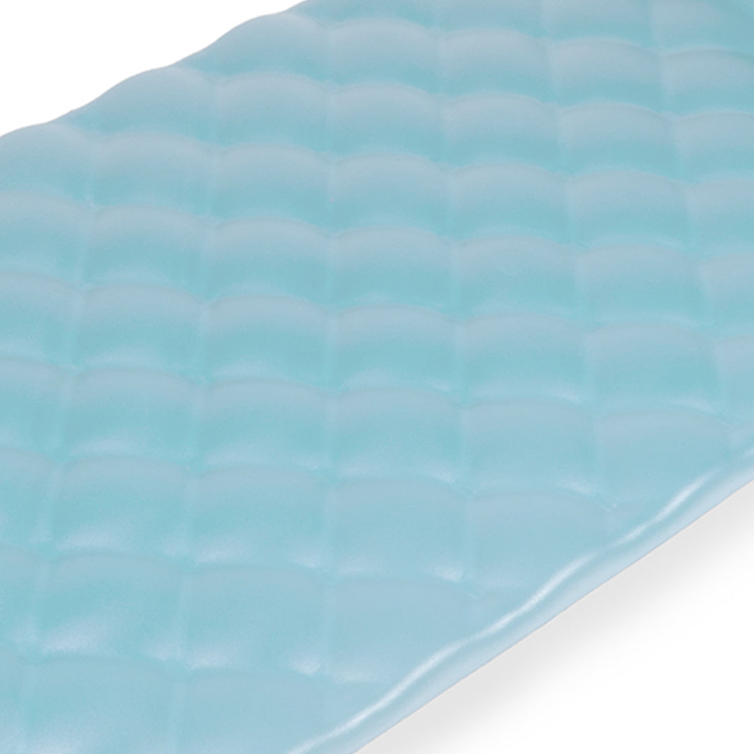 Laguna Lounger Foam Pool and Lake Water Mat w/Oversized Pillow, Aqua (Open Box) - VMInnovations