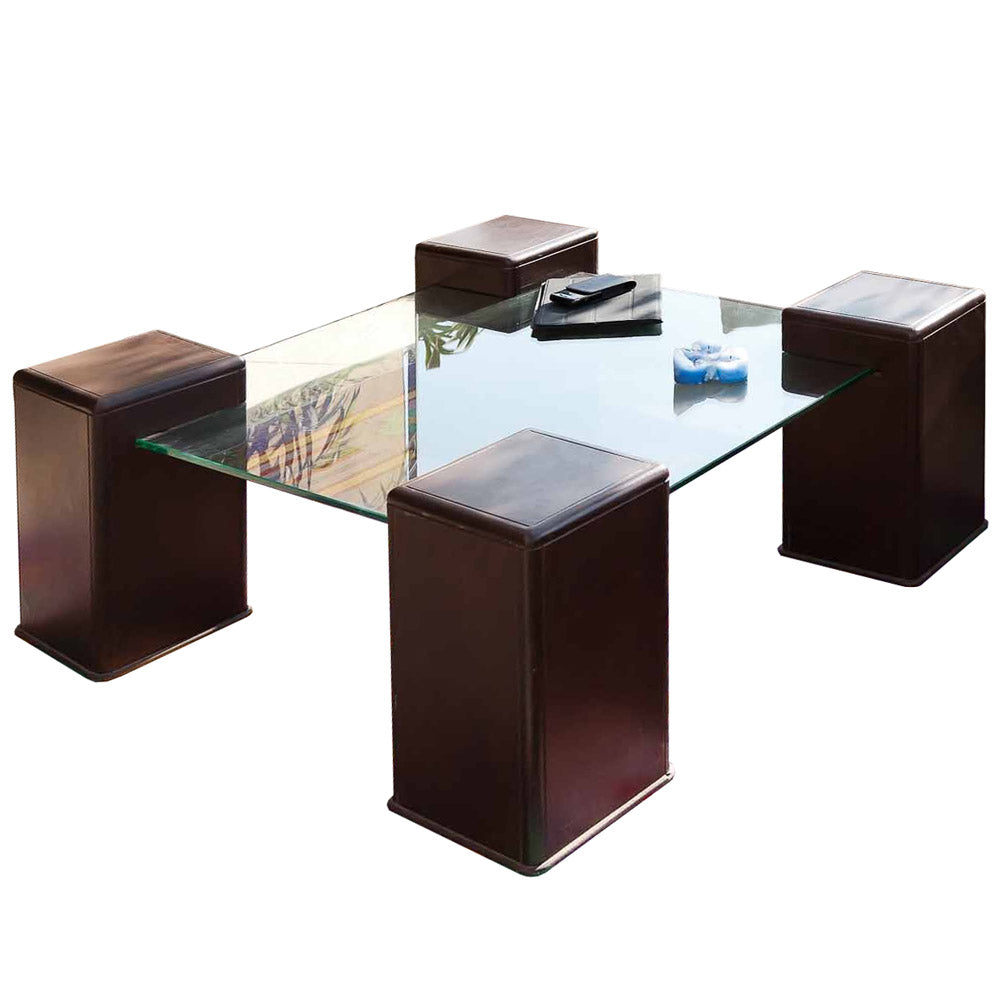 Dulles Glass 36 Inch Square Flat Polish Edge 1/4 Inch Glass Table Top (Open Box)