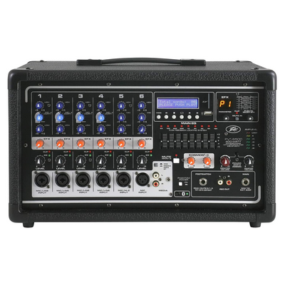 Peavey PVi 6500 400 Watt 6 Channel Audio Mixer Interface PA Amplifier(For Parts)