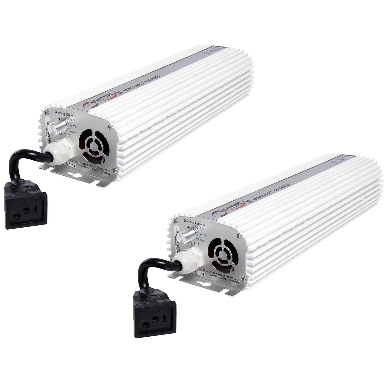 (2) QUANTUM 1000W Watt HPS & MH Dimmable Digital Grow Light Ballasts | QT1000 - VMInnovations