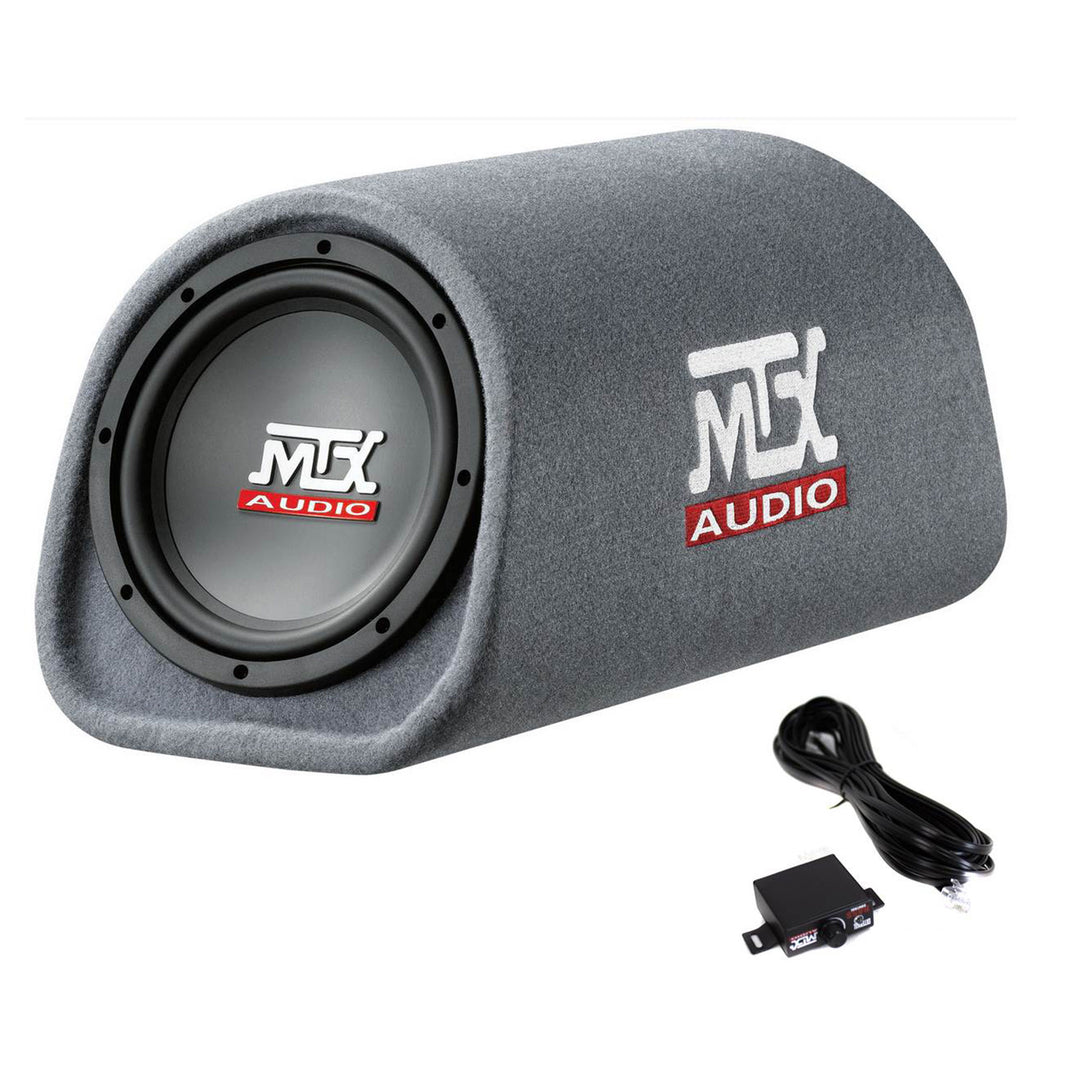 MTX AUDIO 240W Loaded Subwoofer Enclosure Amplified Tube Box Vented (Open Box)