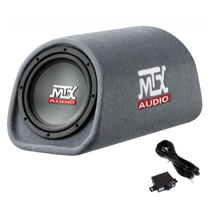 MTX Audio 8" 240W Car Loaded Subwoofer Enclosure Amplified Box, Vented (Used)