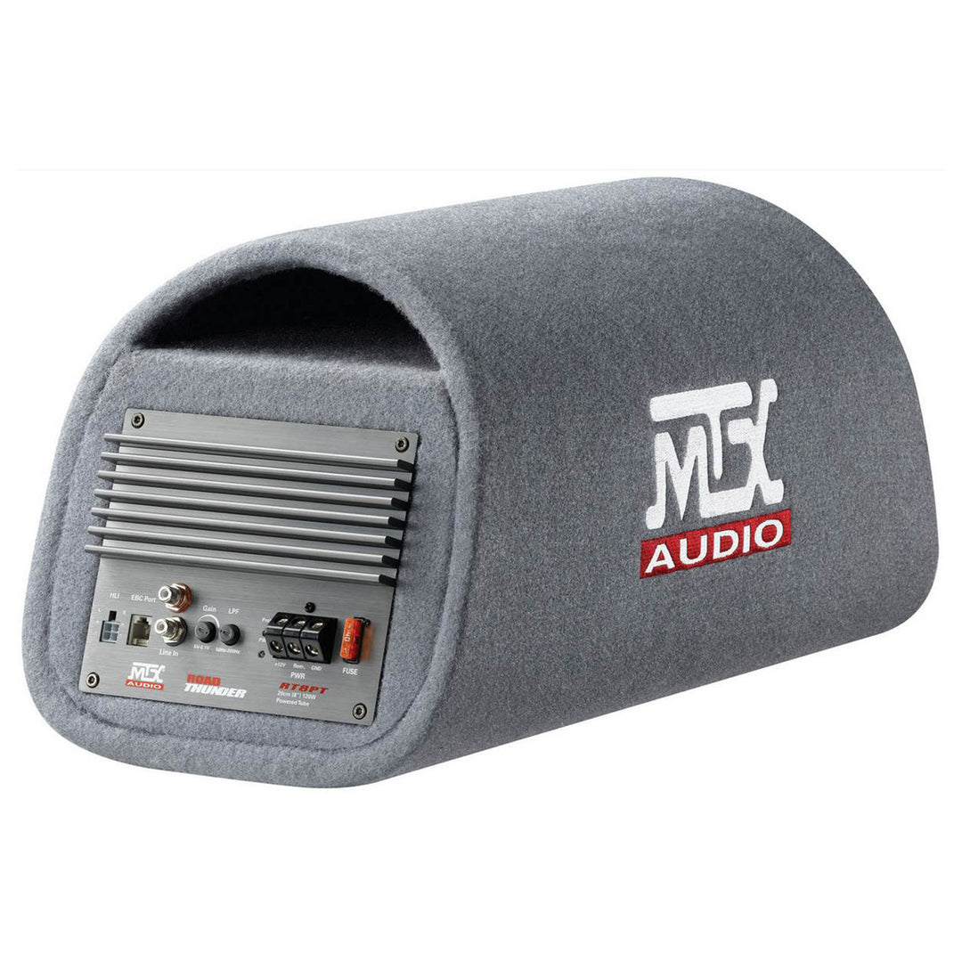 MTX AUDIO 240W Loaded Subwoofer Enclosure Amplified Tube Box Vented (Open Box)