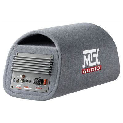 MTX Audio 8" 240W Car Loaded Subwoofer Enclosure Amplified Box, Vented (Used)