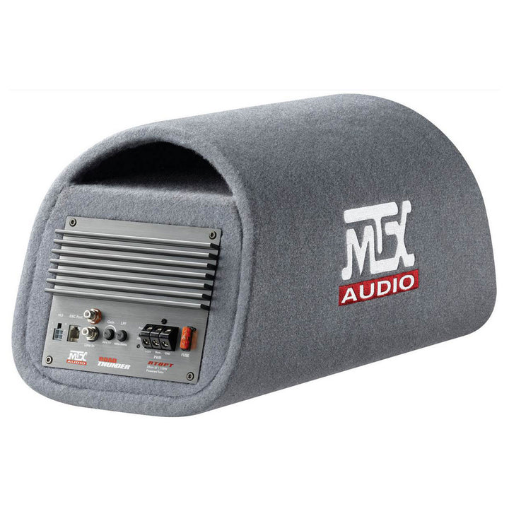 MTX Audio 8" 240W Car Loaded Subwoofer Enclosure Amplified Box, Vented (Used)