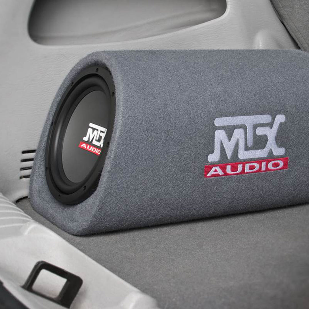 MTX AUDIO 240W Loaded Subwoofer Enclosure Amplified Tube Box Vented (Open Box)