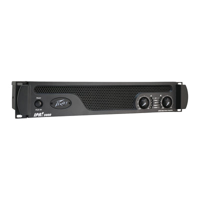 Peavey IPR2 3000 Professional DJ Lightweight 2 Channel Power Amplifier, Black