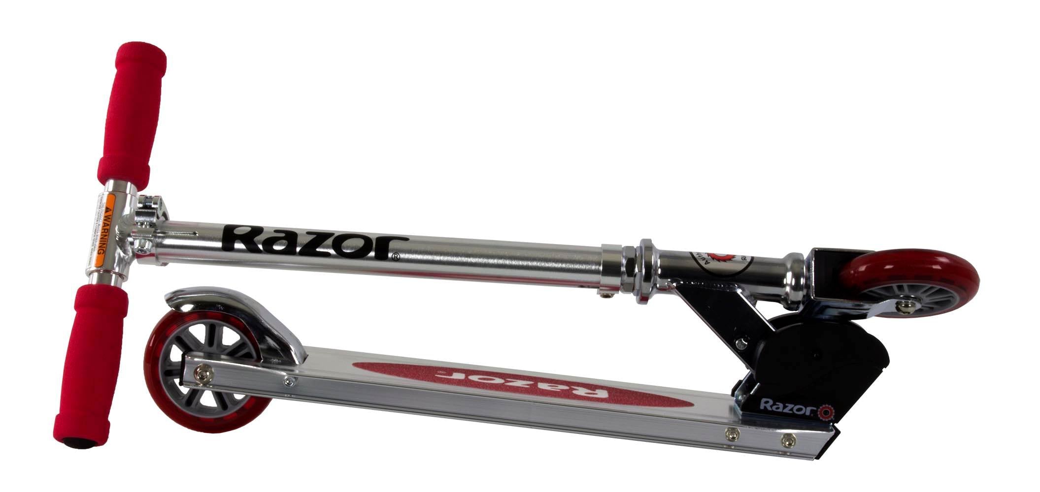 Razor A Folding Aluminum Kick Scooter Boys / Girls | Red 13003A-RDR (Open Box)
