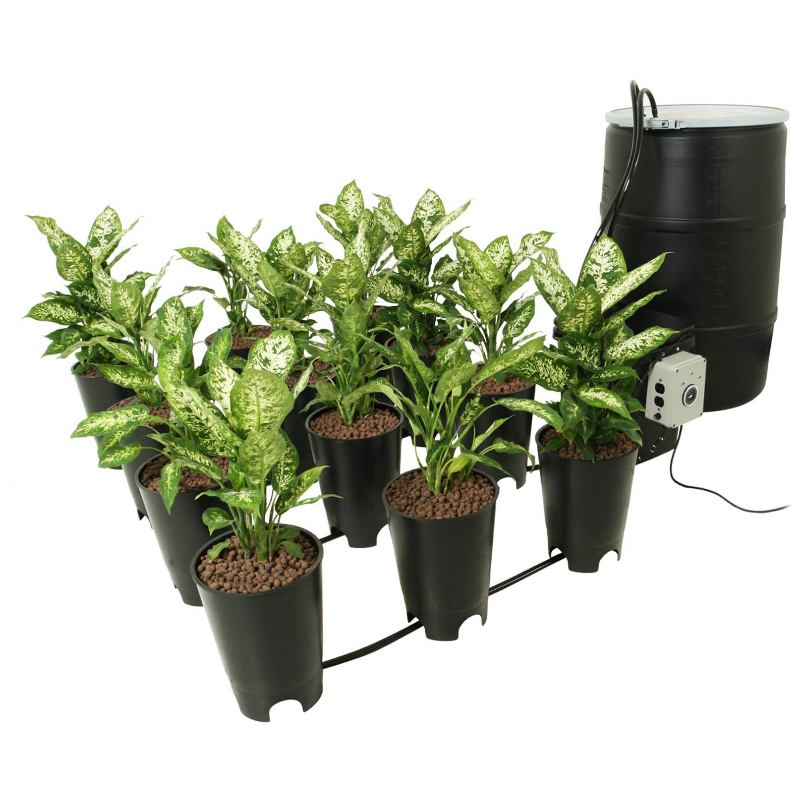 Hydrofarm Active Aqua Grow Flow Ebb & Gro 12 Site 2Gal Hydroponic System| GFO7KT - VMInnovations